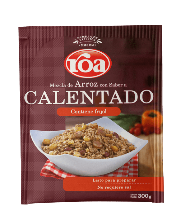 Arroz Roa con sabor a calentado