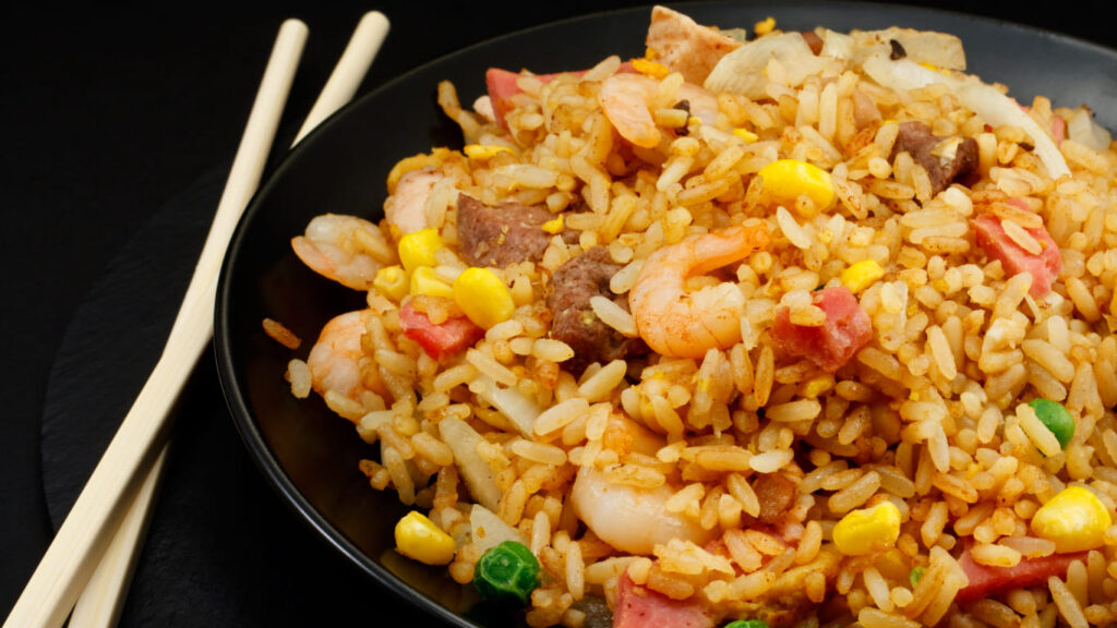 Recetas arroz roa oriental con camarones