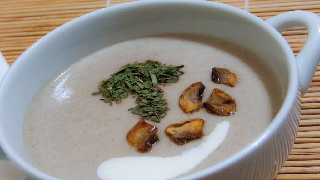 Recetas arroz roa sopa de champiñones